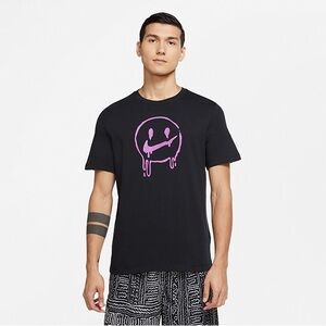 Nike Pink Dripping Smiley tee shirt